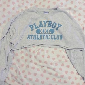 Playboy Cropped crew neck